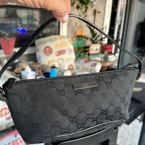 Gucci small Boat Bag w/silver hardware RARE, great condition!
